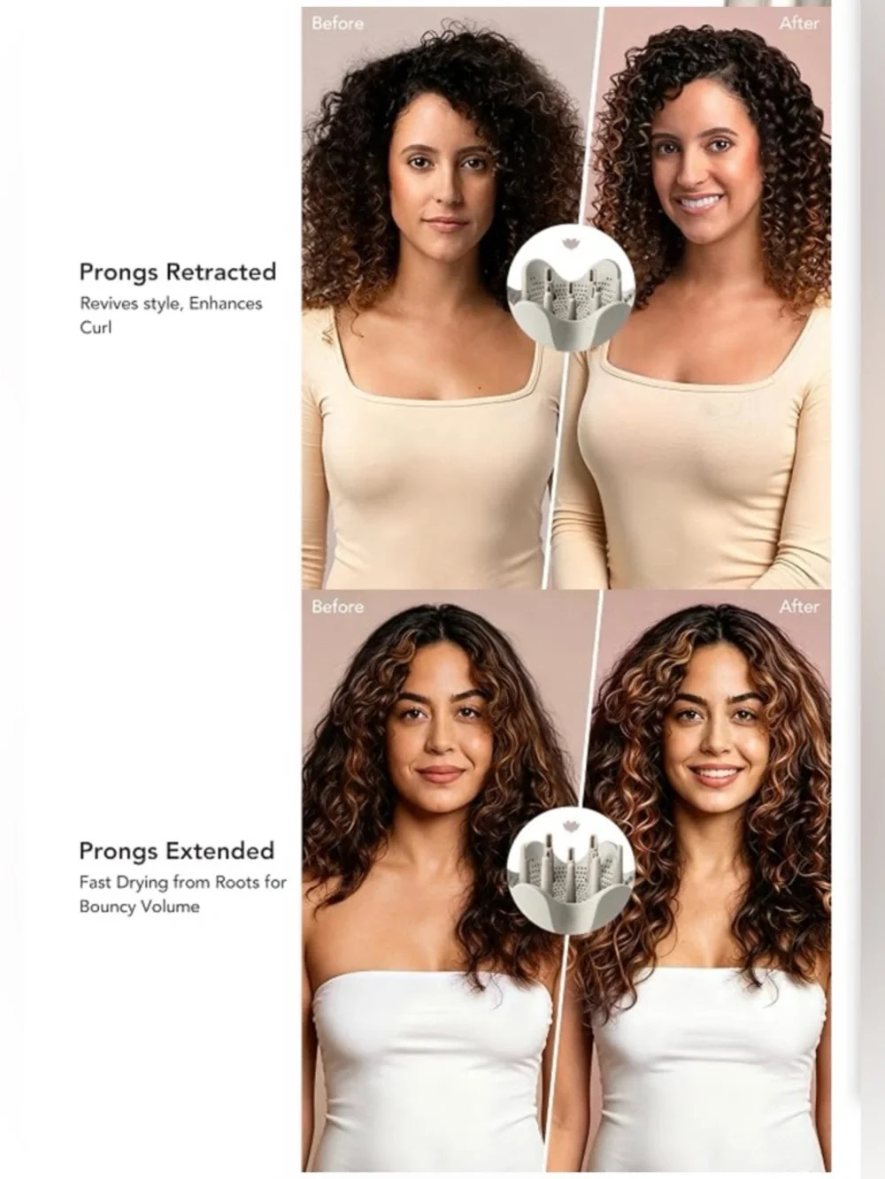 Curl-Defining Diffuser Attachment made for Shark FlexStyle HD400